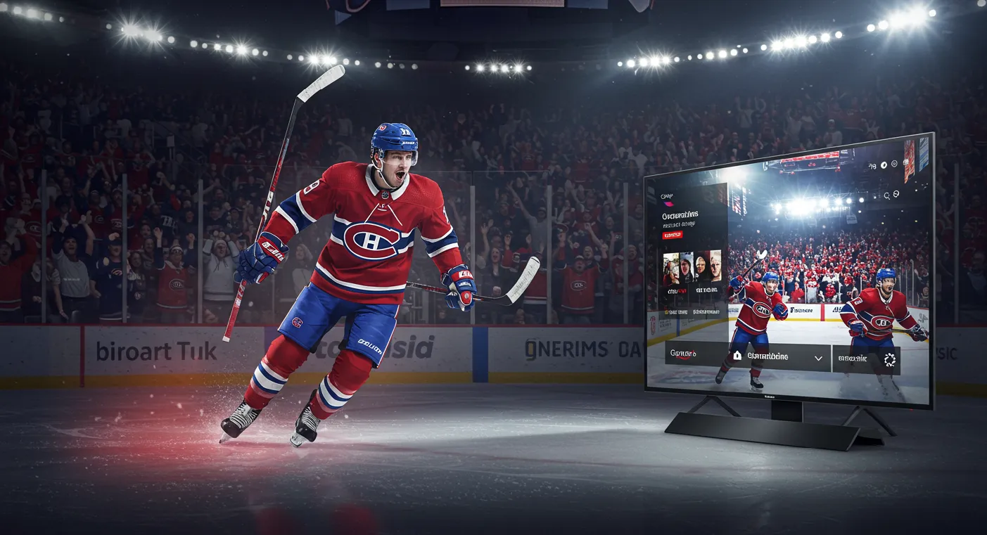 IPTV Calgary live sports streaming on a smart TV