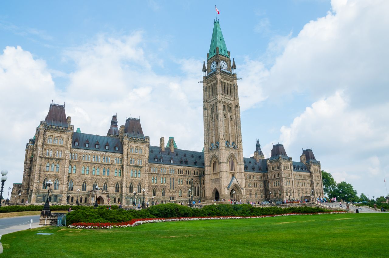 Parliament Hill in Ottawa representing IPTV law and consumer information in Canada